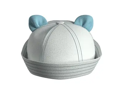 Kids Sailor Hat 3D model