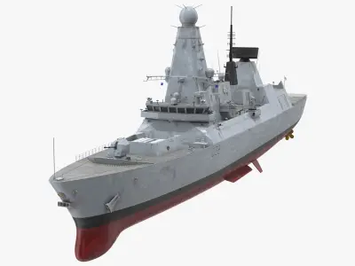  Royal Navy Type 45 Destroyer 