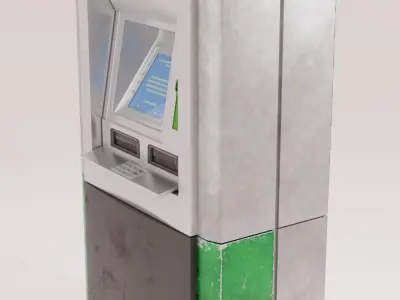ATM Electonock Terminal 3D model
