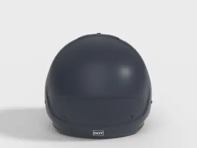 MOTORCYCLE HELMET 3D model 8