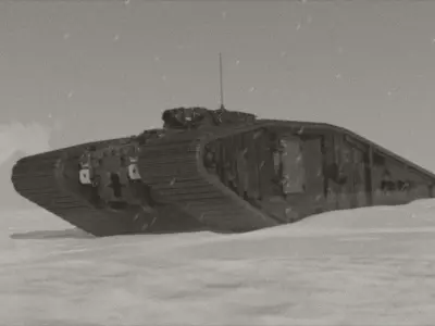 Mark IV Arctic Crawler 3D model