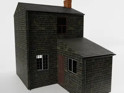 British Row Home 05 3D model
