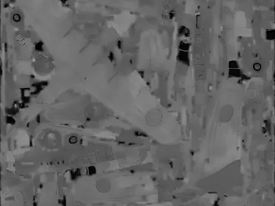 Mitsubishi A6M Zero 3D Model World War II Fighter Low-poly 3D model