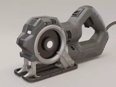 Reciprocating Saw 3D model buy