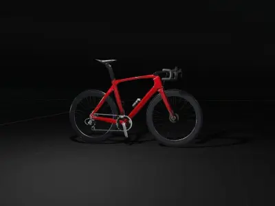 Road bike Free 3D model