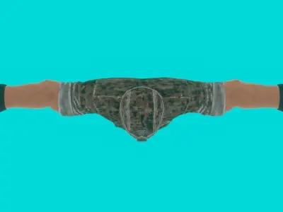 soldier 3d model for game Low-poly 3D model