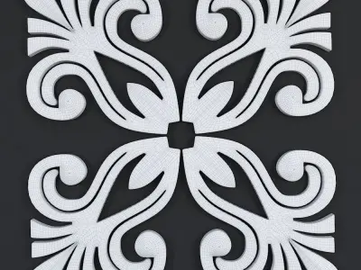 Trim Ornament 01 Free 3D model