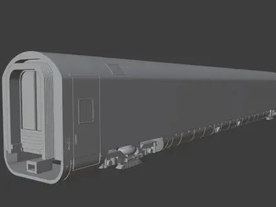 H0 1-87 scale Reisezugwagen Apmz 116 0 3D print model