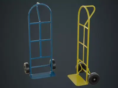 Hand Truck 5A Low-poly 3D model