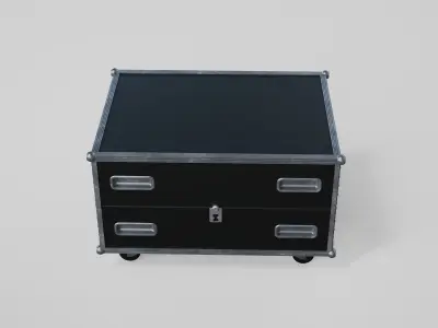 case slants 3d model flightcase 2 3D model
