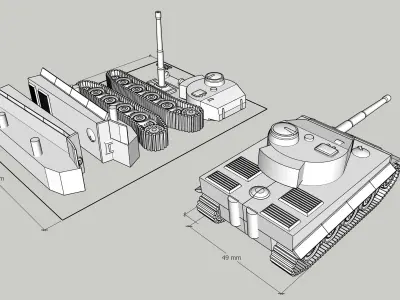 3Dprint Panzer Tank 3D print model