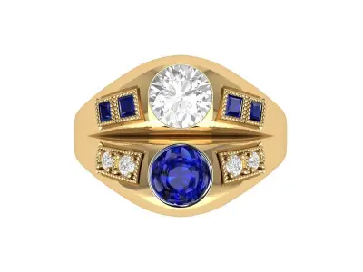 Wedding Ring 3D print model 102