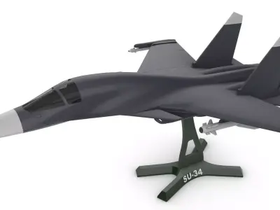 Sukhoi Su-34  3D print model