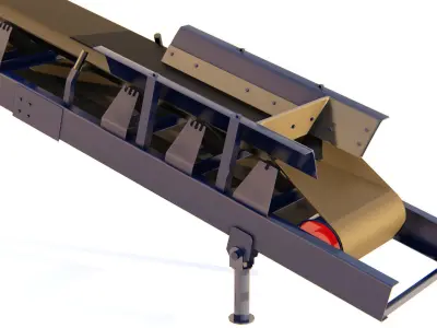 conveyor 3D Model 3D model
