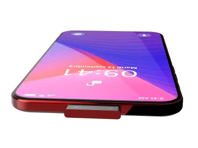 IPHONE X    WITH SIDING CAMERA  Free 3D model