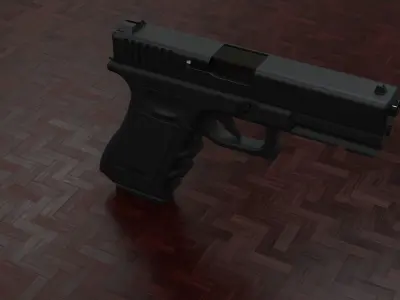 glock pistol 3D model purchase
