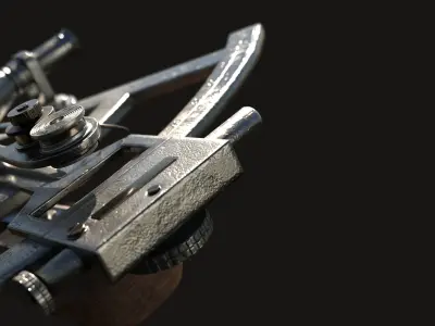 Precision Sextant Low-poly 3D model