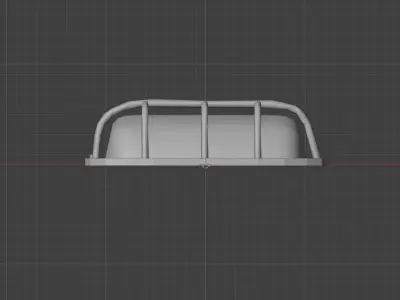 Industrial Bulkhead Lamp Low Poly Low-poly 3D model