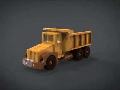 Toy Dump Truck 3D print model