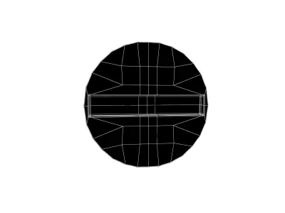 Screw v2 001 Low-poly 3D model