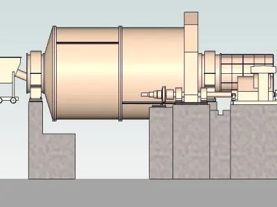 Ball Mill 2  3D model