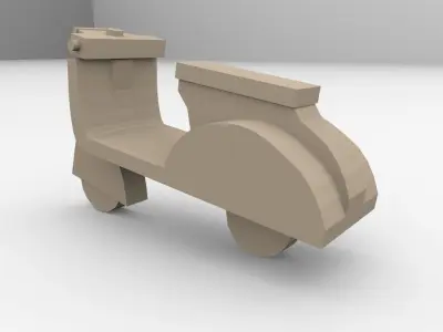 Scooter toy 3D print model