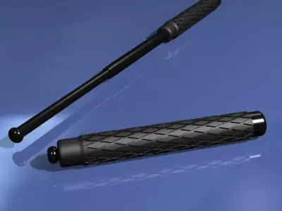 Telescoping Baton 3D model