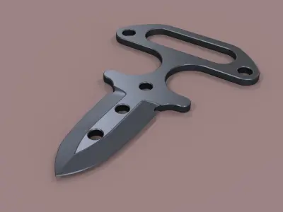 Push dagger 3D model