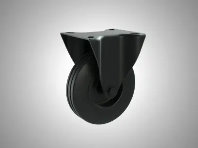 Industrial wheels 3D model purchase