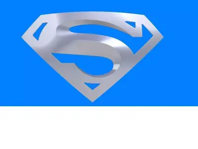 Superman Returns Shield 3D model