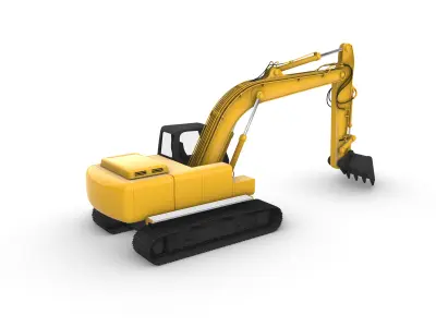Excavator 3D model buy