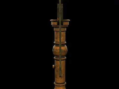 Water Pump - PBR - Textured Low-poly 3D model