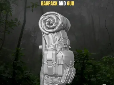 Jungle Kit for action Figures 3D print model