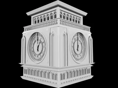 Clock Tower 3D model purchase