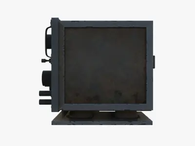 SCR - 300 WW2 Radio Low-poly 3D model