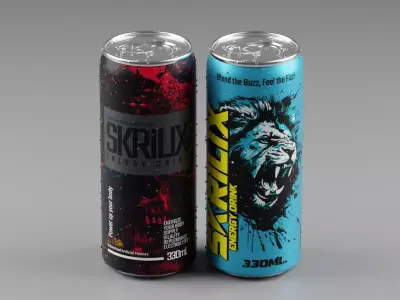 Soda Can Energy Drink 3D model
