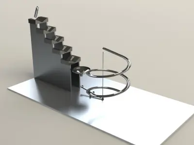 Rube Goldberg Experiment Free 3D model