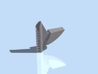 Adjustable Wrench - Detailed Mechanical CAD Model   3D model