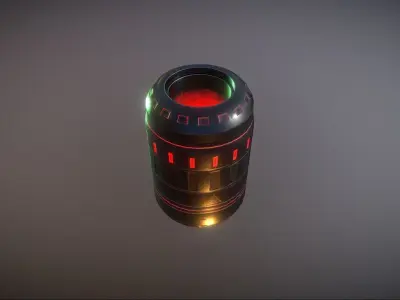 Sci Fi Barrels FREE DOWNLOAD Free low-poly 3D model
