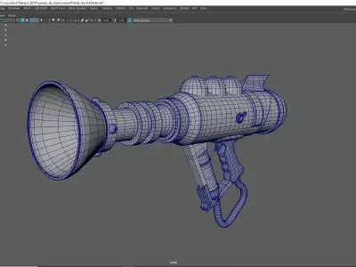 Frosty Gun 3D Model Low-poly 3D model