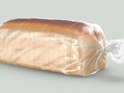 Sliced Bread (In Bag) 3D model