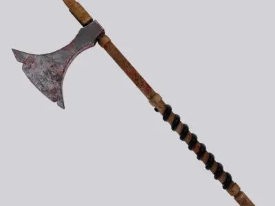 Game weapon Low-poly 3D model