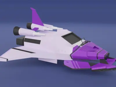 Sci-Fi Futuristic Environment Pack Low-poly 3D model