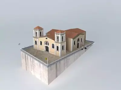 Church HOLY TRINITY-OVER CITY KYPARISSIA Free 3D model