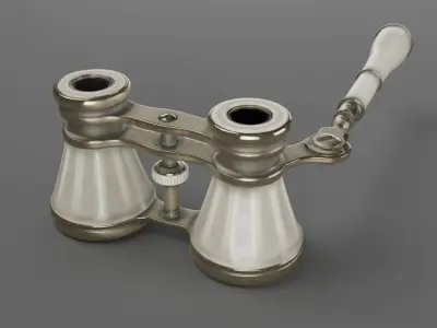 Opera Binoculars Low-poly 3D model