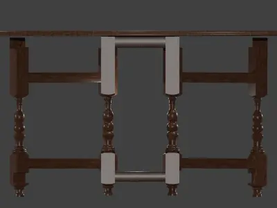 Gate Leg Table 3D model