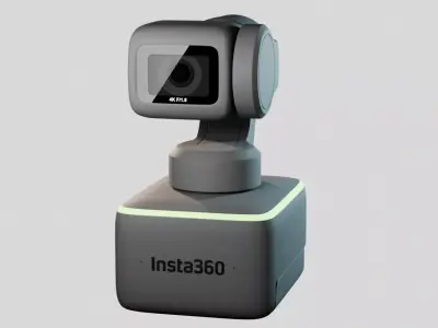 Insta360 Link Webcam Low-poly 3D model