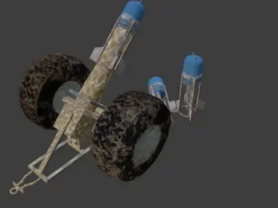 Hell Cannon - Version 1 Low-poly 3D model