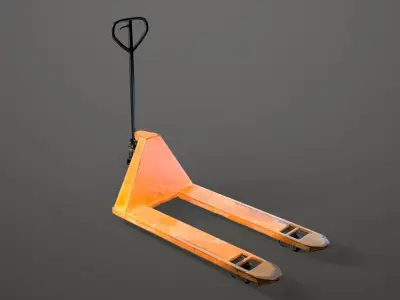 Pallet Truck Game-Ready Model Low-poly 3D model