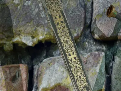 Twin Swords 3D model